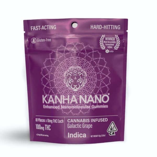 Kanha Nano Gummies Galactic Grape